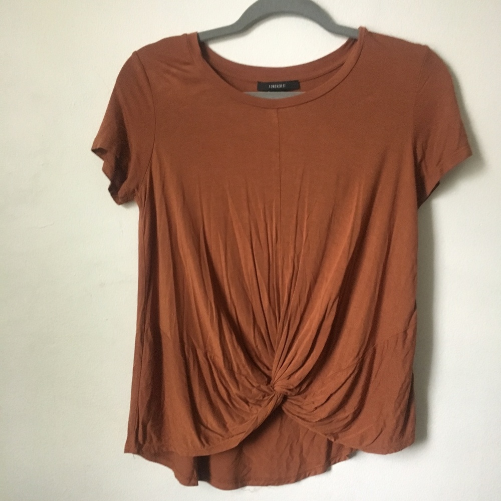 front-tied top